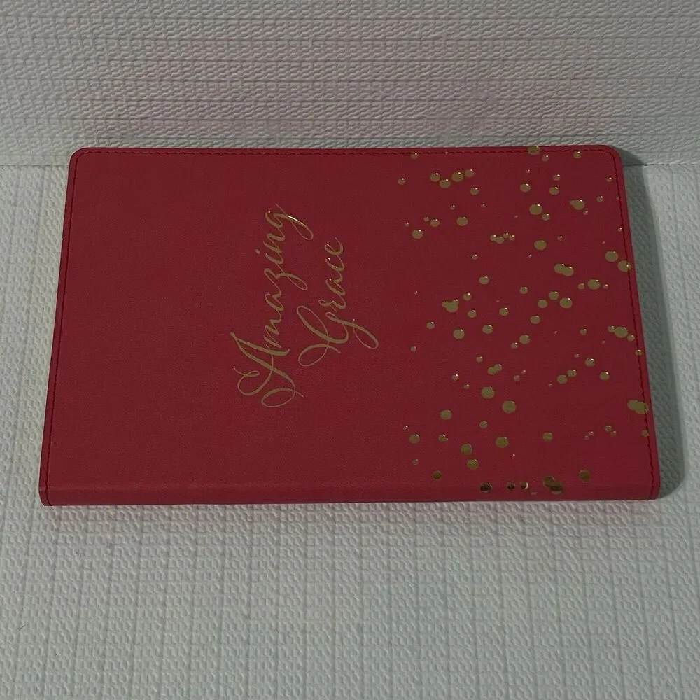 Eccolo Amazing Grace Hardcover Notebook Journal Lined Pink Gold